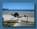 59 David Plank at Onetangi Beach